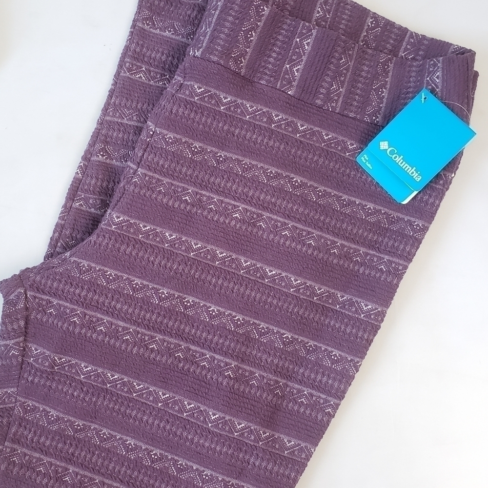 NEW! COLUMBIA plus size mtn. lodge jaquard leggings. - Picture 3 of 6